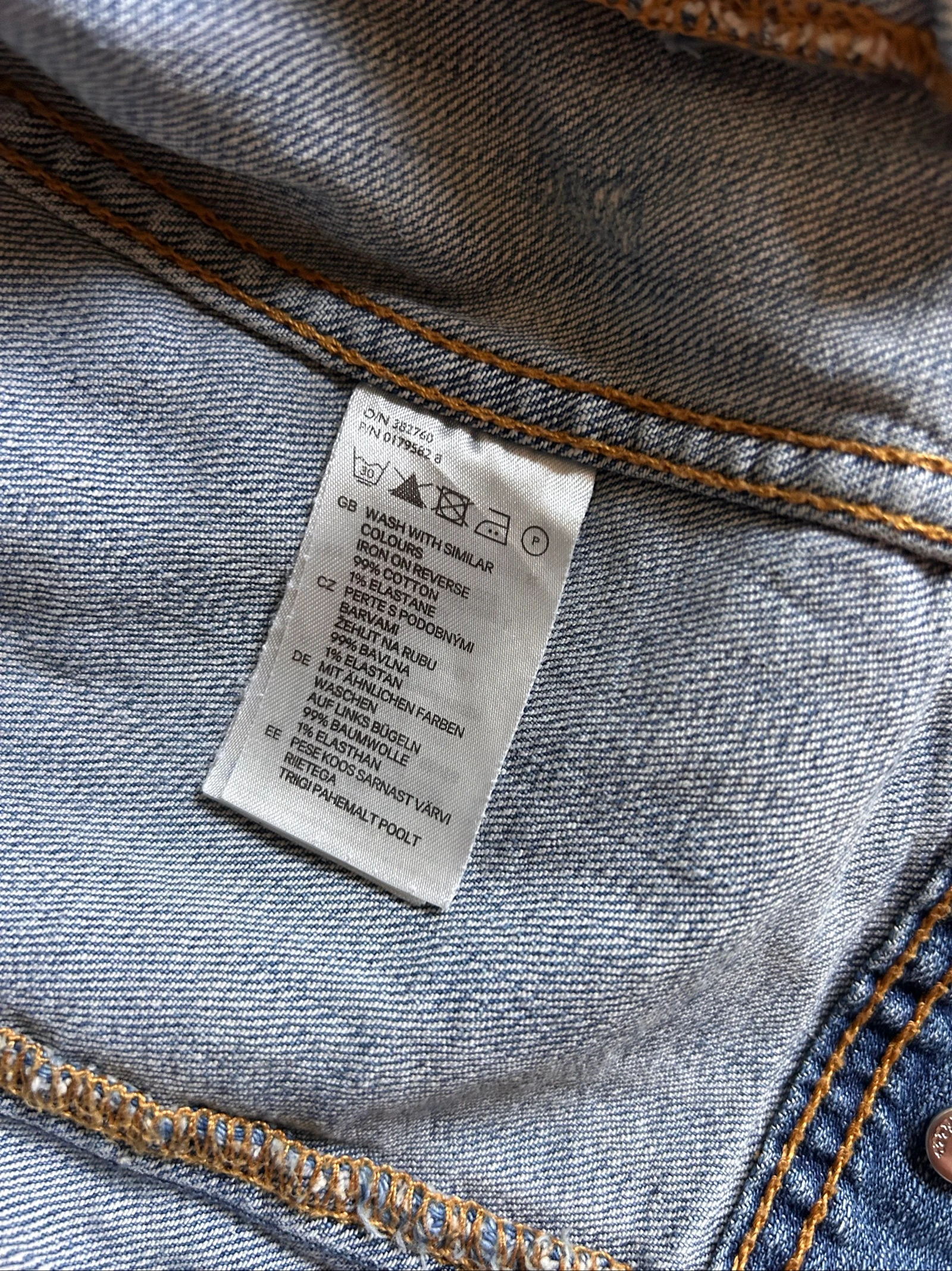 Perfecto style / bi-material denim jacket H&M – photo 6